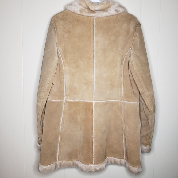 Sears | Jackets & Coats | Vintage Suede Shearling Coat | Poshmark